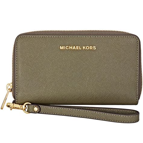 michael kors leather smartphone wristlet|Jet Set Large Leather Smartphone Wristlet Wallet .